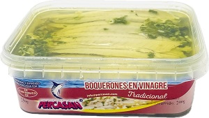 Tarrina de Boquerones en Vinagre 250 grs.